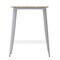 Flash Furniture 31.5 SQ Bar Top Table Brown Poly Top/Silver Frame JJ-T14619H-80-BRSL-GG - alternate 6